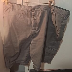 Dickies Men's Charcoal Cargo Shorts